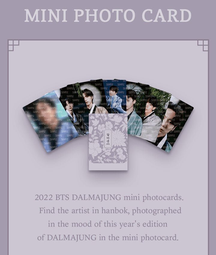 BTS - Mini Photo Card Dalmajung 2022 - Seoul-Mate