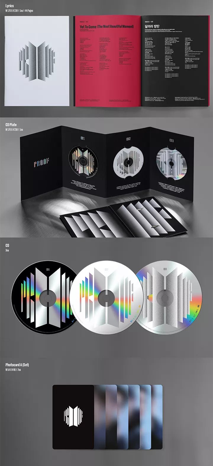 CD BTS Proof アルバム Standard Edition