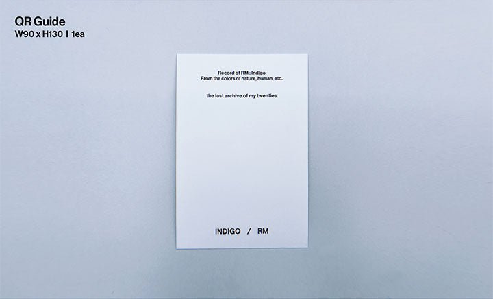RM - Indigo (+ WeVerse Gifts)#version_postcard-ver
