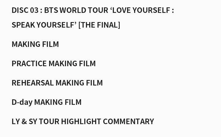 BTS - World Tour 'Love Yourself: Speak Yourself' The Final (Blu-Ray)