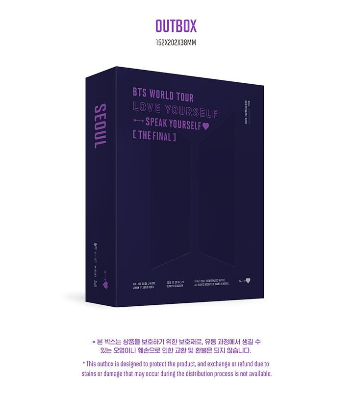 BTS - World Tour 'Love Yourself: Speak Yourself' The Final (Blu