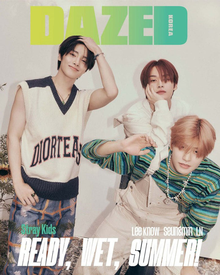 Dazed & Confused Korea Zeitschrift 07.2023: Stray Kids Cover - Seoul-Mate