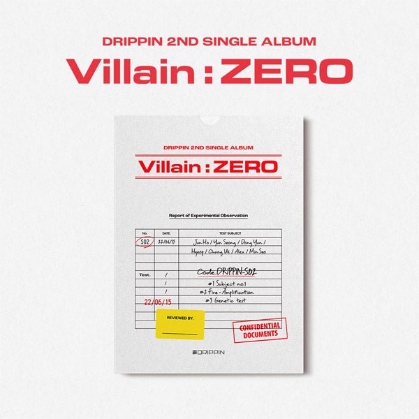 DRIPPIN - VILLAIN: Zero (2nd Single-Album) A Version
