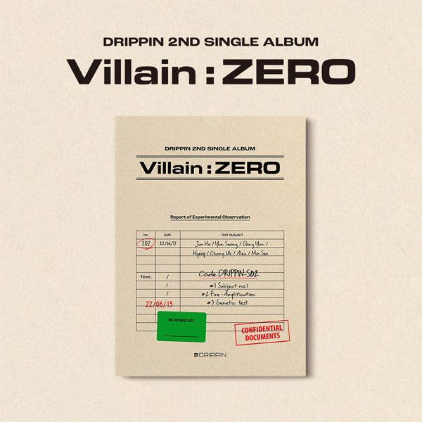 DRIPPIN - VILLAIN: Zero (2nd Single-Album) B Version