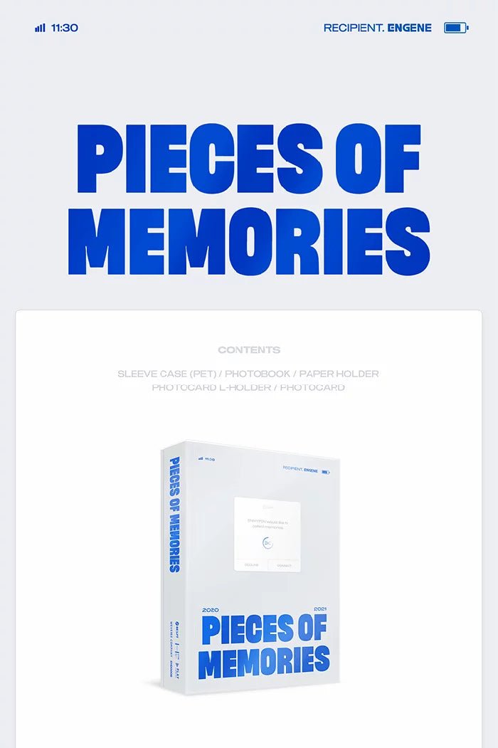 ENHYPEN - Pieces of Memories (Photobook) Details