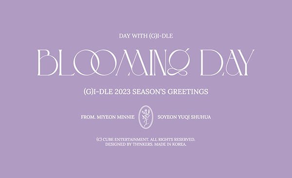 (G)I-DLE - 2023 Season's Greetings (Blooming Day) - Seoul-Mate
