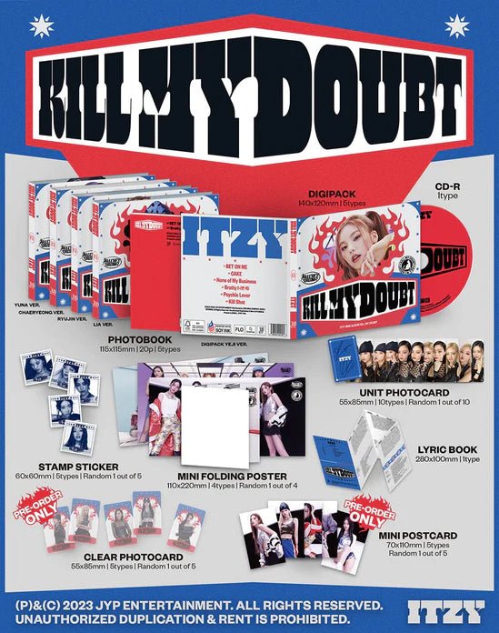 ITZY - Kill My Doubt (Digipack Version) - Seoul-Mate