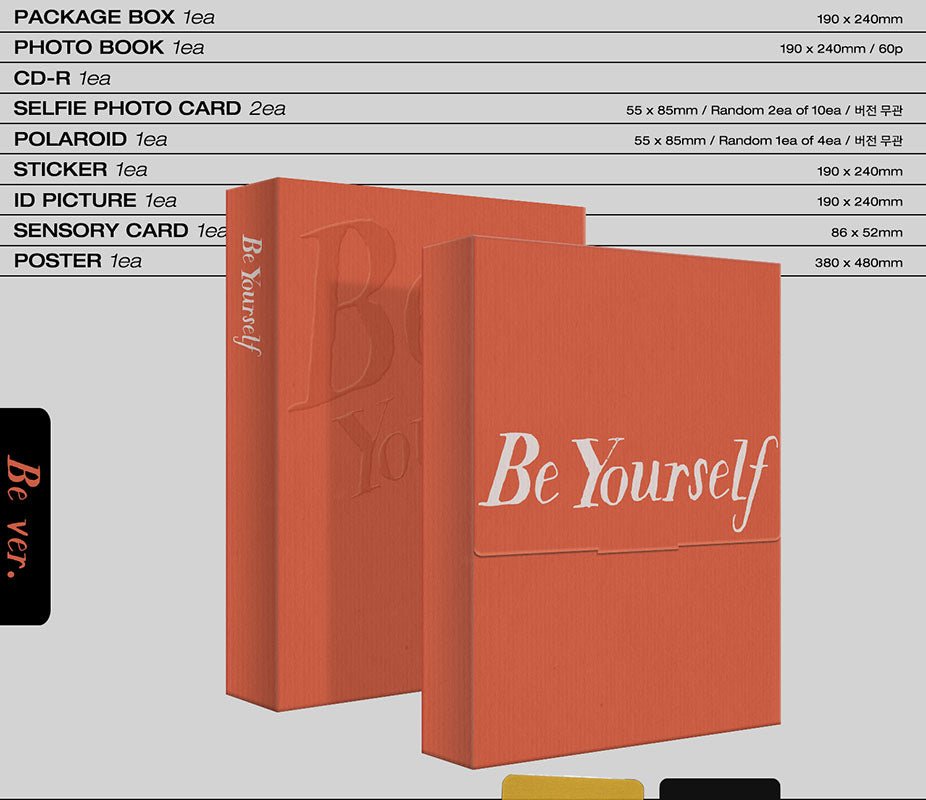 JAY B - BE YOURSELF (2nd Mini-Album) BE Version