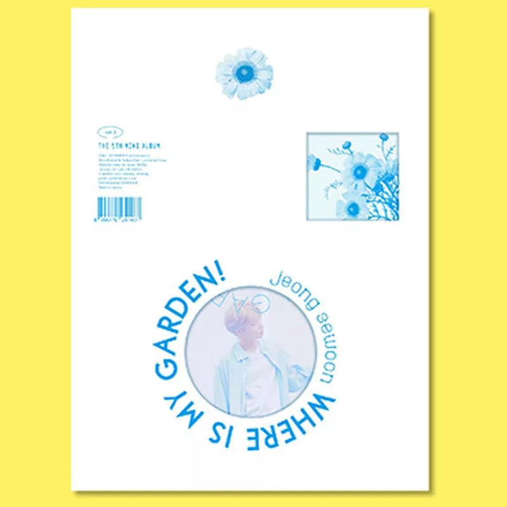 JEONG SE WOON - Where is my Garden! (5th Mini-Album) Version 1
