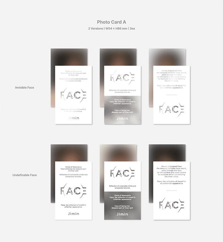 Jimin (BTS) - Face (1st Solo Album) + WeVerse Gifts [PRE-ORDER] - Seoul-Mate