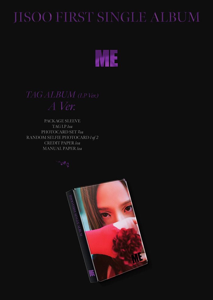 Jisoo (Blackpink) - First Single Album [ME] YG Tag Album (LP Ver.) - Seoul-Mate