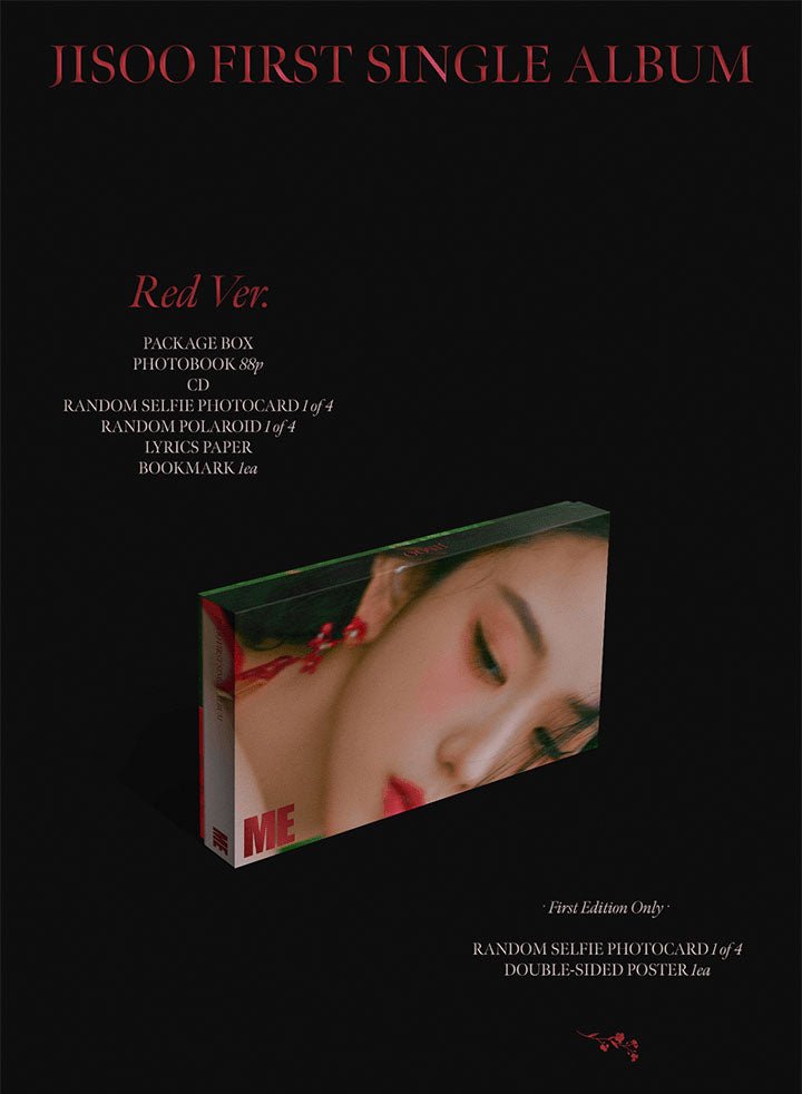 Jisoo (Blackpink) - First Solo Single Album + WeVerse Gift [PRE-ORDER] - Seoul-Mate#version_red