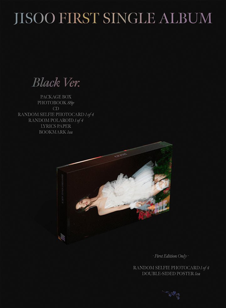 Jisoo (Blackpink) - First Solo Single Album [PRE-ORDER] - Seoul-Mate#version_black