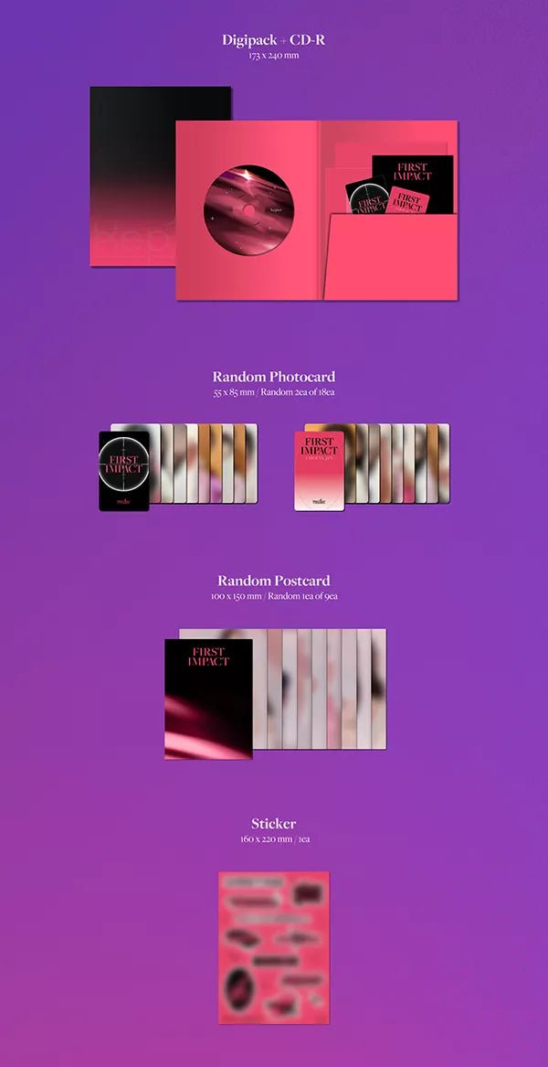 Kep1er – FIRST IMPACT The 1st Mini Album Connect 0 Version#version_connect-0-pink