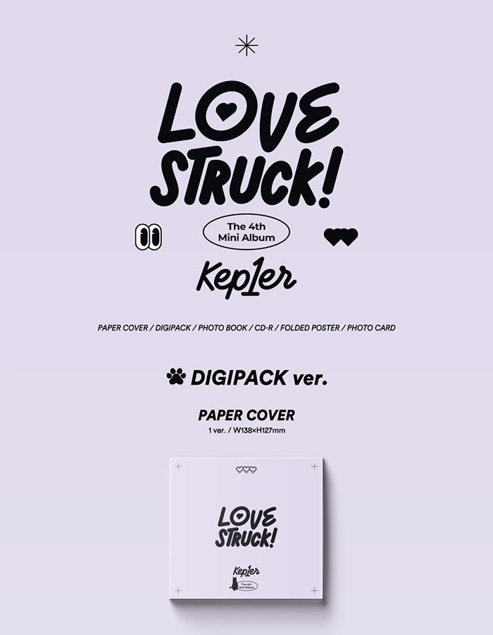 Kep1er - LOVESTRUCK! (4th Mini-Album) Digipack Ver. - Seoul-Mate
