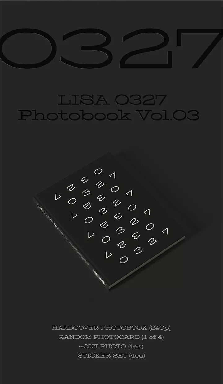 Buy LALISA - Lisa 0327 Photobook Vol. 03 (Blackpink) online ...