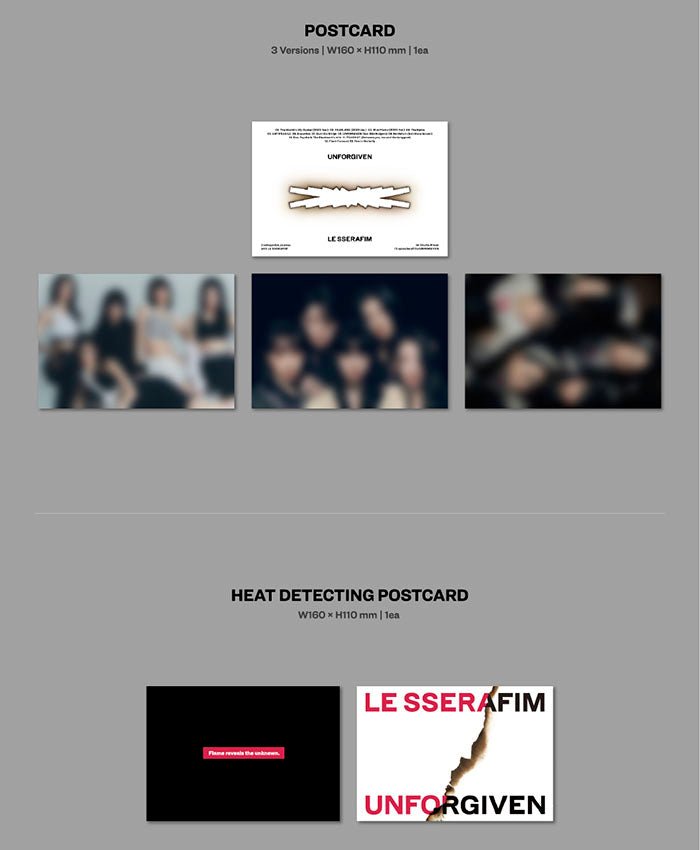 Le Sserafim - 1st Studio Album [UNFORGIVEN] [PRE-ORDER] - Seoul-Mate