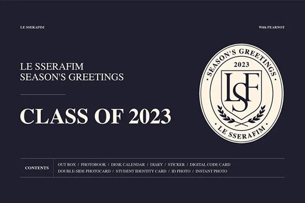 LE SSERAFIM - Season's Greetings 2023 (Class of 2023) + WeVerse Gift [PRE-ORDER] - Seoul-Mate