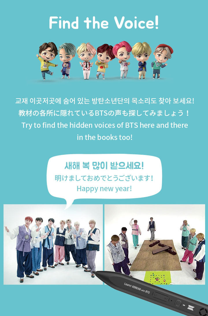 BTS - Learn! Korean with BTS (inkl. Speaking Pen)