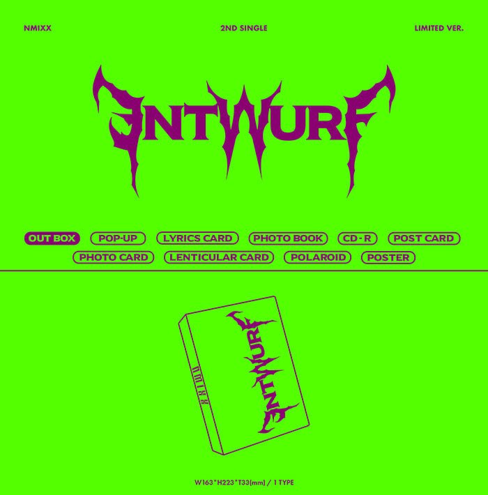 NMIXX - ENTWURF (2nd Single-Album) Limited Ver. - Seoul-Mate