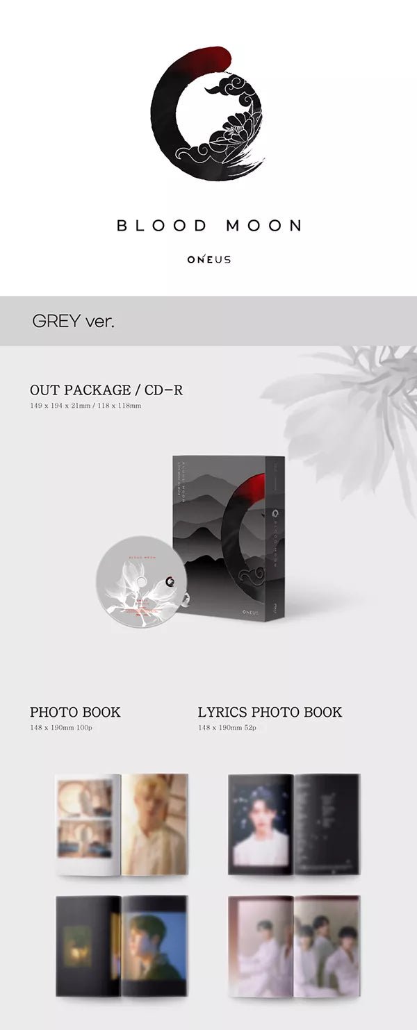 ONEUS – Blood Moon (6th Mini Album) Grey Version#version_grey
