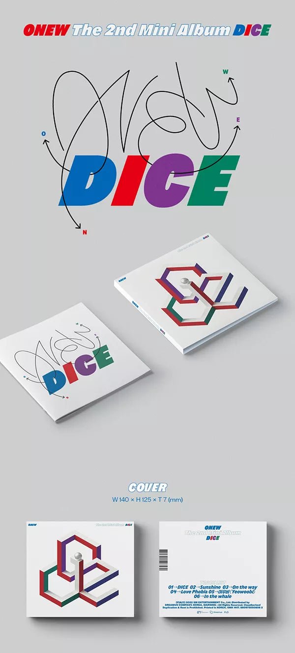 Shinee ONEW - DICE (2nd Mini-Album)#version_digipack
