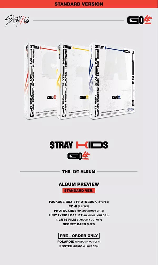 Stray Kids - GO 生 (GO LIVE) 1st Full Album