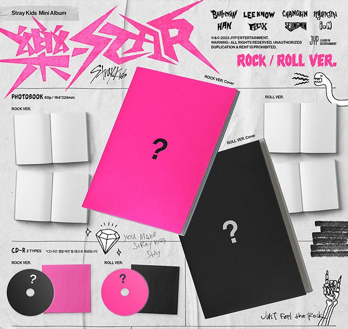 Stray Kids - 樂-STAR (Rock Ver. / Roll Ver.) - Seoul-Mate