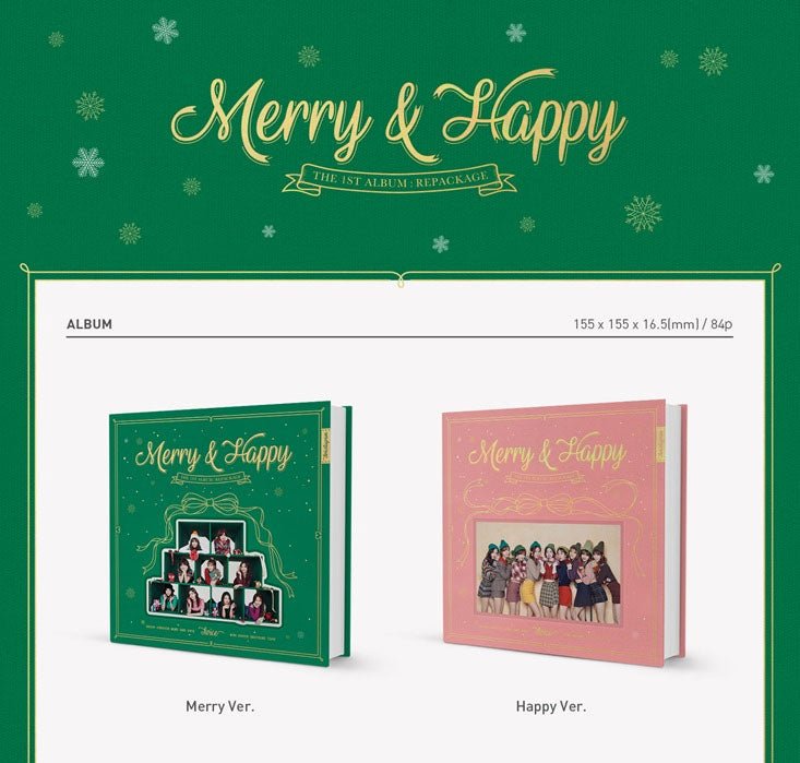 TWICE - Merry & Happy (1st Repackage Album) - Seoul-Mate