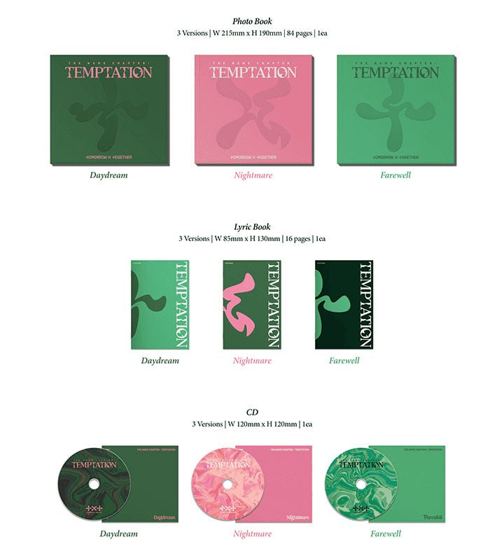 TXT - The Name Chapter : TEMPTATION (5th Mini-Album) [PRE-ORDER] - Seoul-Mate