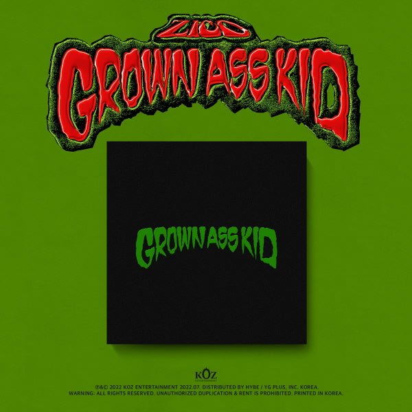 ZICO - Grown Ass Kid (4th Mini-Album) - Seoul-Mate